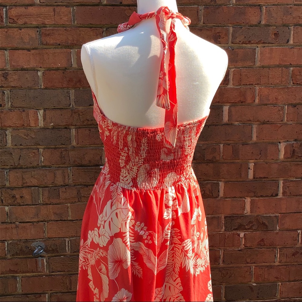 Indian floral midi dress